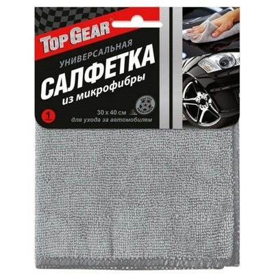Салфетка из микрофибры №1 30х40см TOP GEAR