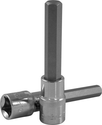 Насадка 1/2"DR с  вставкой HEX Н 10 мм L= 100 мм 121210