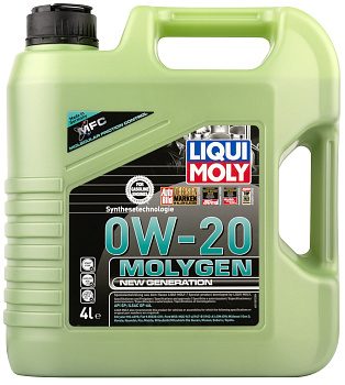 Синтетическое моторное масло Molygen New Generation 0W20 (4л) LIQUI MOLY