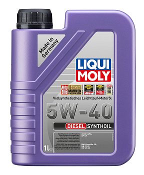 Синтетическое моторное масло Diesel Synthoil 5W40 (1л) LIQUI MOLY