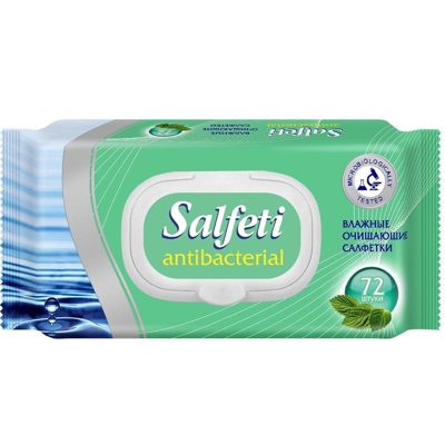 Салфетки влажные антибактериальные №72 SALFETI