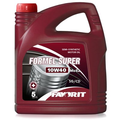 Масло мот. п/с Favorit Formel Super MoS2 SAE 10W-40 API SG/CD  4л