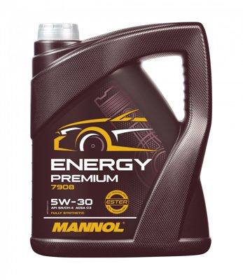 7908-004 масло мот.синт. Energy Premium 5W/30 (4л) MANNOL; API SP, ACEA C3