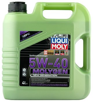 Синтетическое моторное масло Molygen New Generation 5W40 (4л) LIQUI MOLY