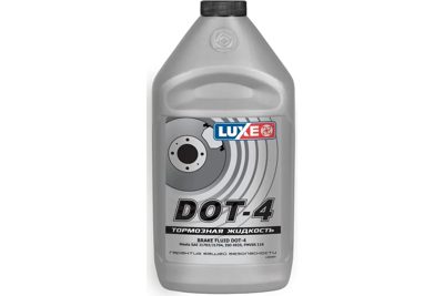 Тормозная жидкость DOT-4 (910гр) LUXЕ