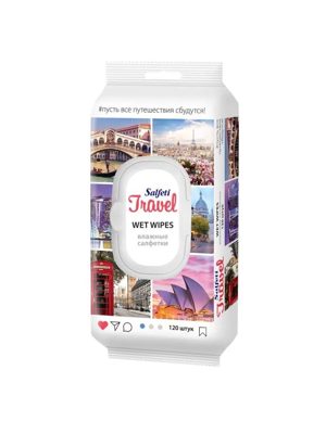 Салфетки влажные Travel GM №120 SALFETI