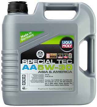 Синтетическое моторное масло Special Tec AA 5W30 (4л) LIQUI MOLY