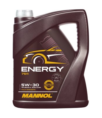 7511-005 масло мот.синт. Energy 5W/30 (5л) MANNOL; API SN/CH-4, ACEA A3/B4