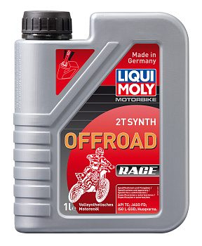 Синтетическое моторное масло для 2-тактных мотоциклов Motorbike 2T Synth Offroad Race L-EGD (1л) LIQUI MOLY