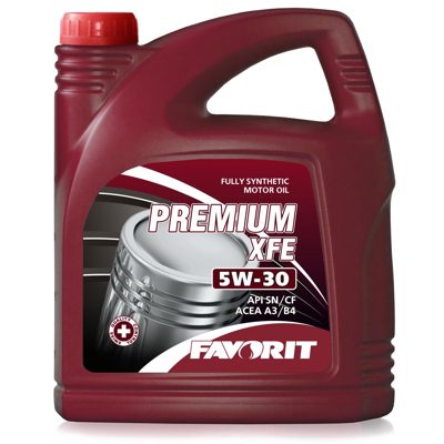 Масло  мот. Synthetic Favorit Premium XFE SAE 5W/30   (4л) API SN/CF/ACEA A3/B4