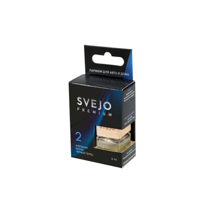 Ароматизатор SVEJO №2 (флакон в коробке) виски, апельсин, черный перец