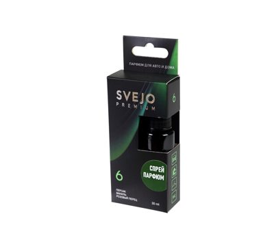 Ароматизатор SVEJO №6 (парфюмированный спрей) персик, ваниль, розовый перец