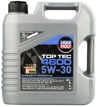 Синтетическое моторное масло Top Tec 4600 5W30 (4л) LIQUI MOLY