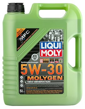 Синтетическое моторное масло Molygen New Generation 5W30 (5л) LIQUI MOLY