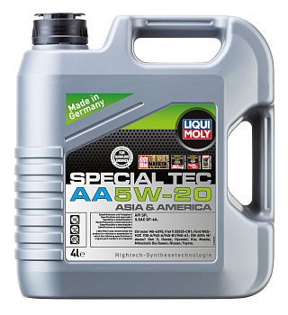 Синтетическое моторное масло Special Tec AA 5W20 (4л) LIQUI MOLY