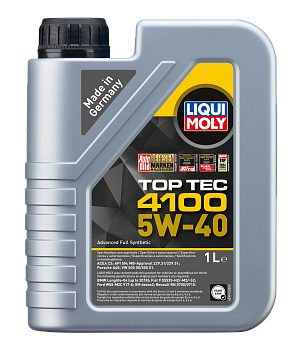 Синтетическое моторное масло Top Tec 4100 5W40 (1л) LIQUI MOLY