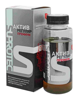 Присадка Актив Регуляр Премиум для двигателей большого объема (200мл) SUPROTEC