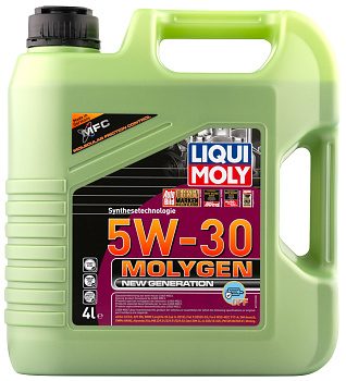 Синтетическое моторное масло Molygen New Generation DPF 5W30 (4л) LIQUI MOLY