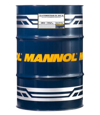 2602-208 Масло трансмиссионно-гидравлическое TO-Powertrain Oil SAE 30 (208л) MANNOL