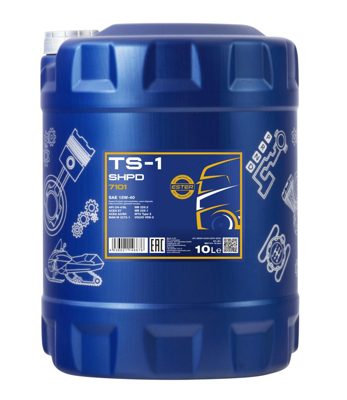 7101-010 Масло моторное минеральное TS-1 SHPD 15W-40  (10л) MANNOL