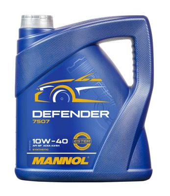 7507-004 масло мот.п/синт. Defender 10W40 (4л) MANNOL; API SN, ACEA A3/B4