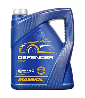 7507-005 масло мот.п/синт. Defender 10W40 (5л) MANNOL; API SN, ACEA A3/B4