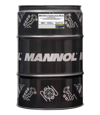 7709-208 масло мот.синт. For Toyota Lexus 5W-30  (208л) MANNOL; API SN Plus, ACEA A5/B5