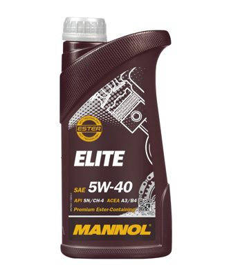 7903-001 масло мот.синт. Elite 5W/40 (1л) MANNOL; API SN/CH-4, ACEA A3/B4