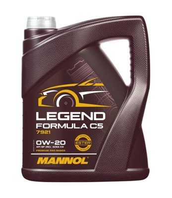7921-005 масло мот.синт. Legend Formula C5 0W-20  (5л) MANNOL; API SP(RC) ACEA C5