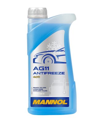 Антифриз голубой AG11 (-40°C) Longterm (1л) MANNOL