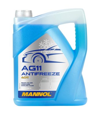 Антифриз голубой AG11 (-40°C) Longterm (5л) MANNOL 4011