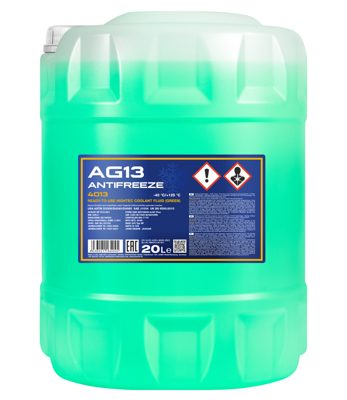 Антифриз зелёный AG13 (-40°C) Hightec (20л) MANNOL 4013