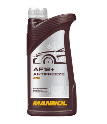 Антифриз красный концентрат AF12+ Longlife (1л) MANNOL 4112