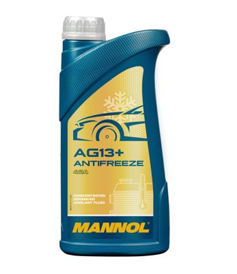 Антифриз жёлтый концентрат AG13+ Advanced (1л) MANNOL 4114