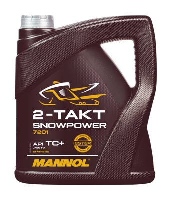 7201-004 масло мот.синт. 2-Takt Snowpower  (4л) MANNOL; API TC+/JASO FD