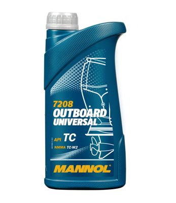 7208-001 масло мот.минер. для лодок Outboard Universal  (1л) MANNOL; API TC NMMA TC-W2