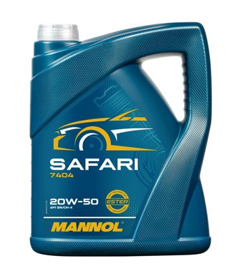 7404-005 Масло моторное минеральное Safari 20W-50  (5л) MANNOL