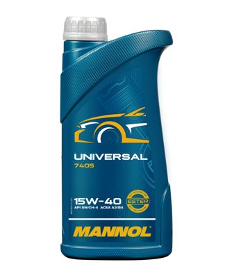7405-001 Масло моторное минеральное Universal 15W-40  (1л) MANNOL