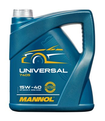 7405-004 Масло моторное минеральное Universal 15W-40  (4л) MANNOL