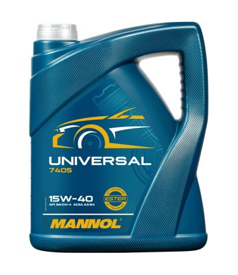 7405-005 Масло моторное минеральное Universal 15W-40  (5л) MANNOL