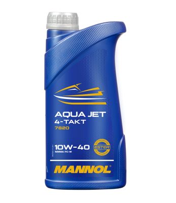 7820 масло мот.синт. для гидроциклов и лодок 4-Takt Aqua Jet 10W40 (1л) MANNOL; API SL/JASO MA