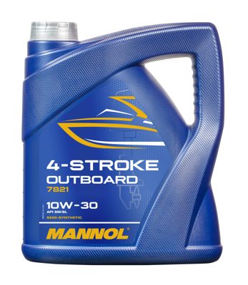 7821-004 масло мот.п/синт. 4-Stroke Outboard 10W30 (4л) MANNOL; API SM/SL