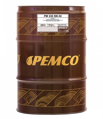 Масло моторное синтетическое универсальное всесезонное 330 SAE 5W-30 (60л) Pemco