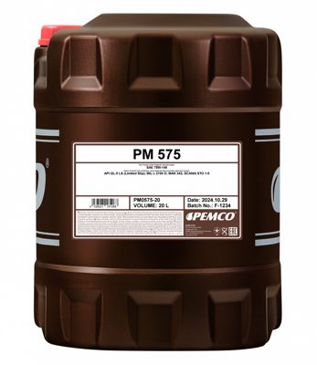 Масло синтетическое д/автоматических трансмиссий 575 SAE 75W-140 API GL-5 LS (20л) Pemco