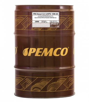 Масло моторное полусинтетическое универсальное всесезонное Diesel G-5 UHPD SAE 10W-40 (60л) Pemco