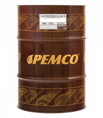 Масло трансмиссионно-гидравлическое TO-Powertrain Oil SAE 30 (208л) Pemco