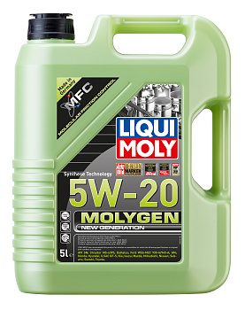 Синтетическое моторное масло Molygen New Generation 5W20 (5л) LIQUI MOLY