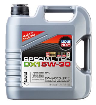 Синтетическое моторное масло Special Tec DX1 5W30 (4л) LIQUI MOLY