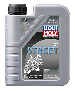 Полусинтетическое моторное масло для 2-тактных мотоциклов Motorbike 2T Street L-EGC (1л) LIQUI MOLY
