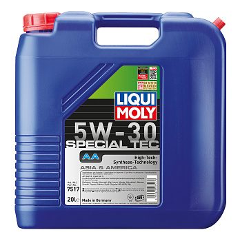 Синтетическое моторное масло Special Tec AA 5W30 (20л) LIQUI MOLY